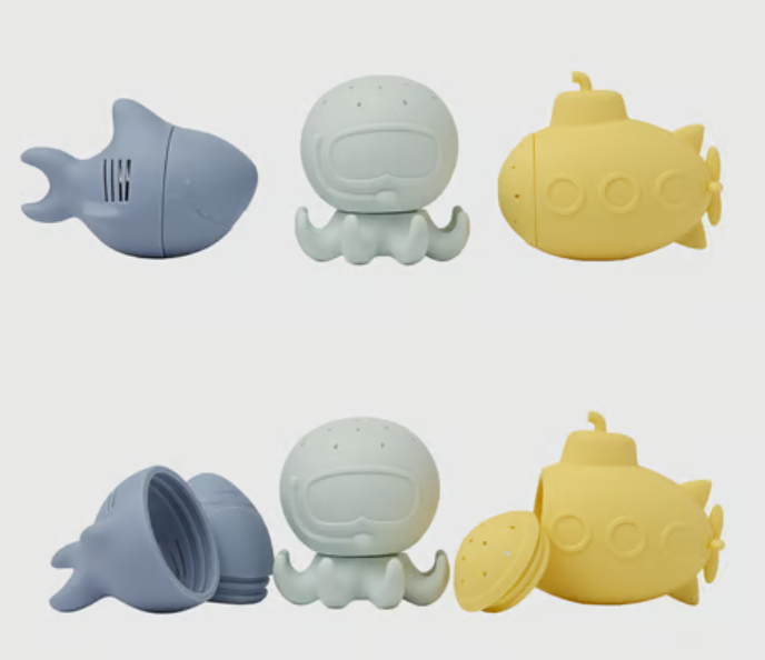 Loulou Lollipop | Silicone Bath Toy - Set of 3 - Plumme Box