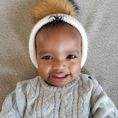 Pom Pom Fur Toque