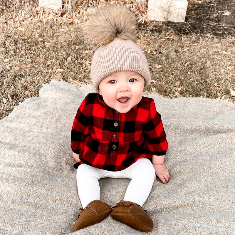 Pom Pom Fur Toque