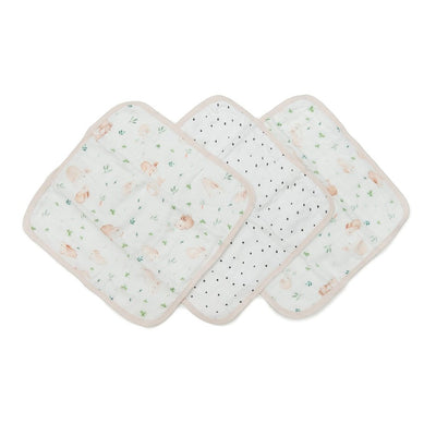 Washcloth 3-Pieces Set