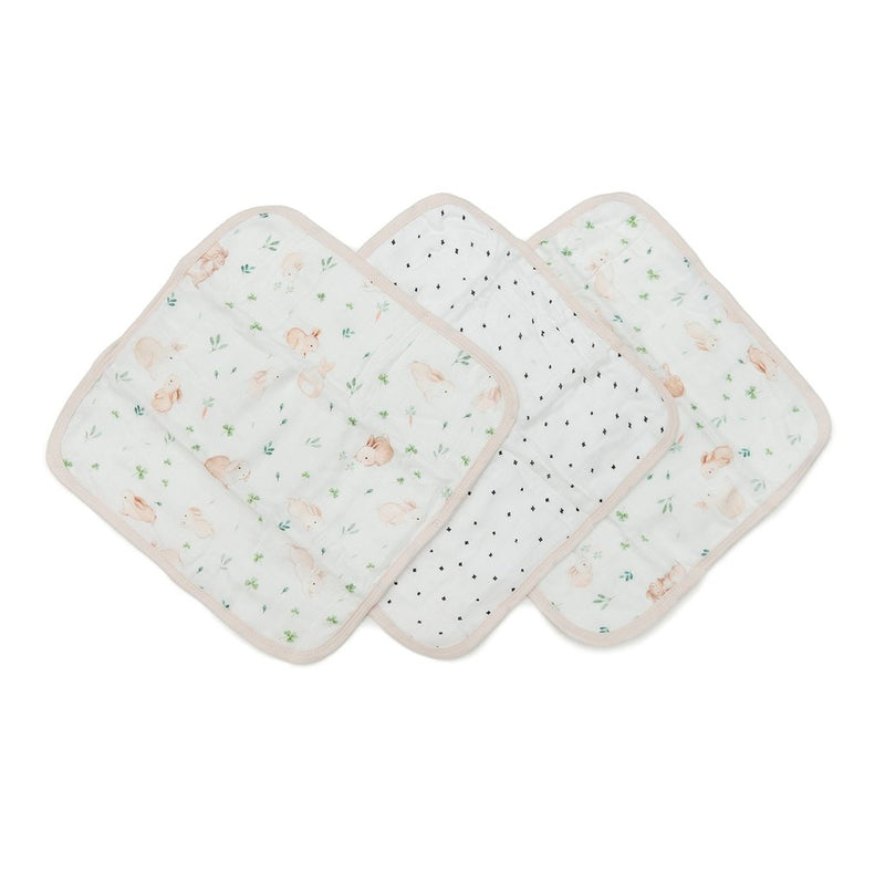 Washcloth 3-Pieces Set