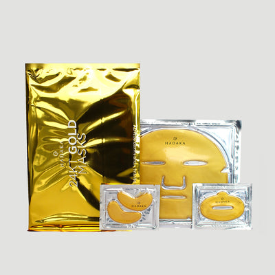 HADAKA 24KT Gold Mask Trio